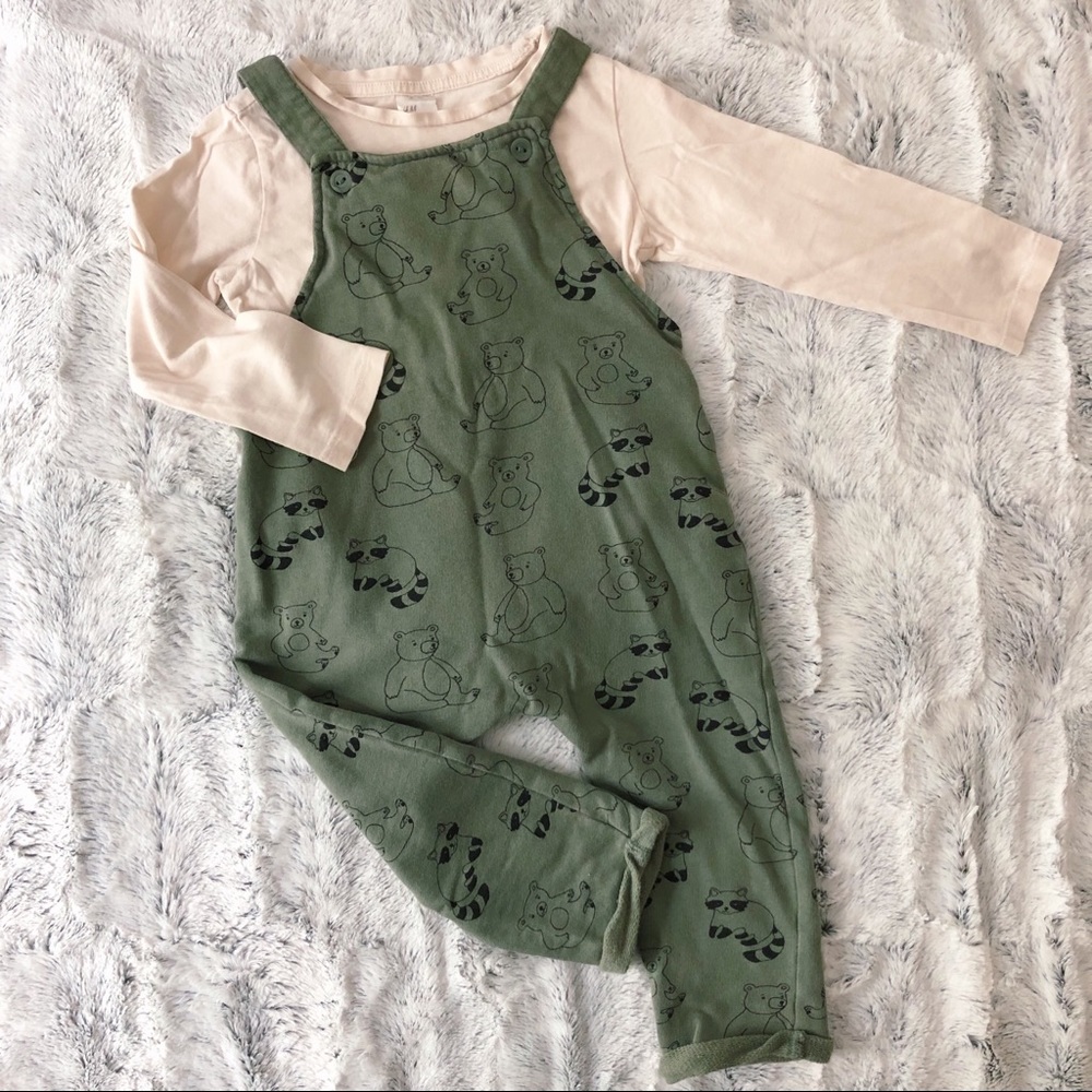 Cotton overalls set